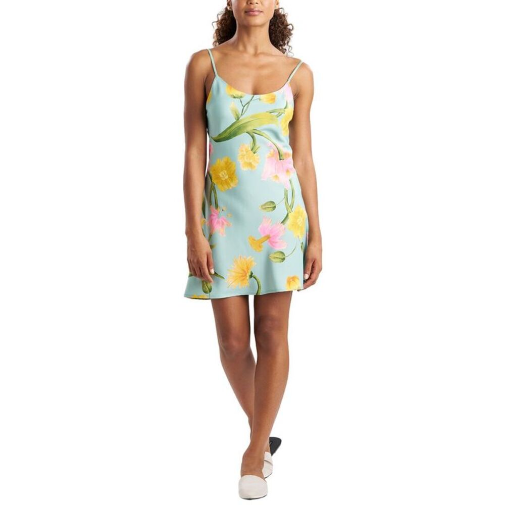 Natori Womens  Solene Matte Charmeuse Chemise, Multicolor